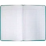 Boorum & Pease Record/Account Book, Journal Rule, Blue, 300 Pages, 12