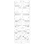 Closet Door, Bi-fold, Louver Louver Plantation Primed White (24x80)