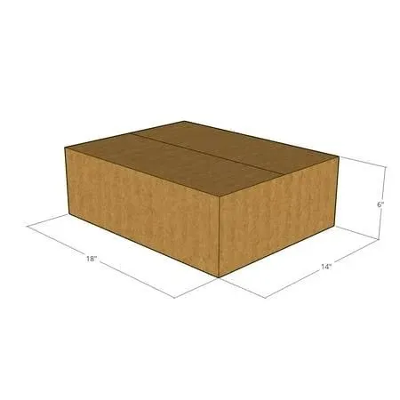 18x14x6 New Corrugated Boxes for Moving or Shipping Needs 32 ECT