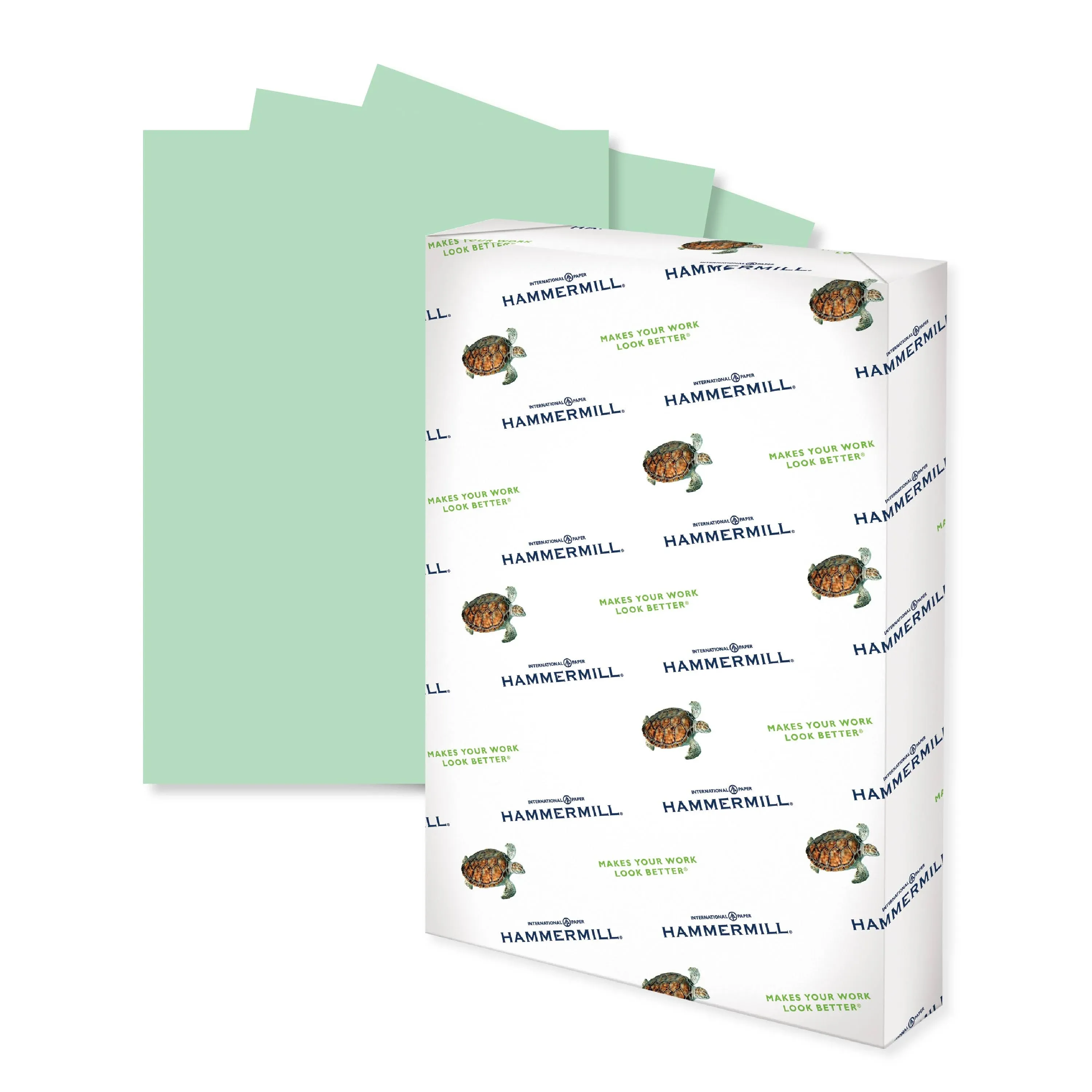 Hammermill Colors Print Paper, 20lb, 11 x 17, Green, 500/Ream