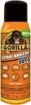 Gorilla Heavy Duty Spray Adhesive, Multipurpose and Repositionable, 11 Ounce, Clear, (Pack of 1)