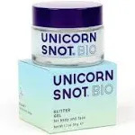 Unicorn Snot Face & Body BIO Glitter - Cosmetic-Grade Holographic Glitter Gel - Plant-Based Glitter Makeup for Festivals, Raves, Anime Cosplay - Safe for Face, Easy Application & Removal (Galaxy)