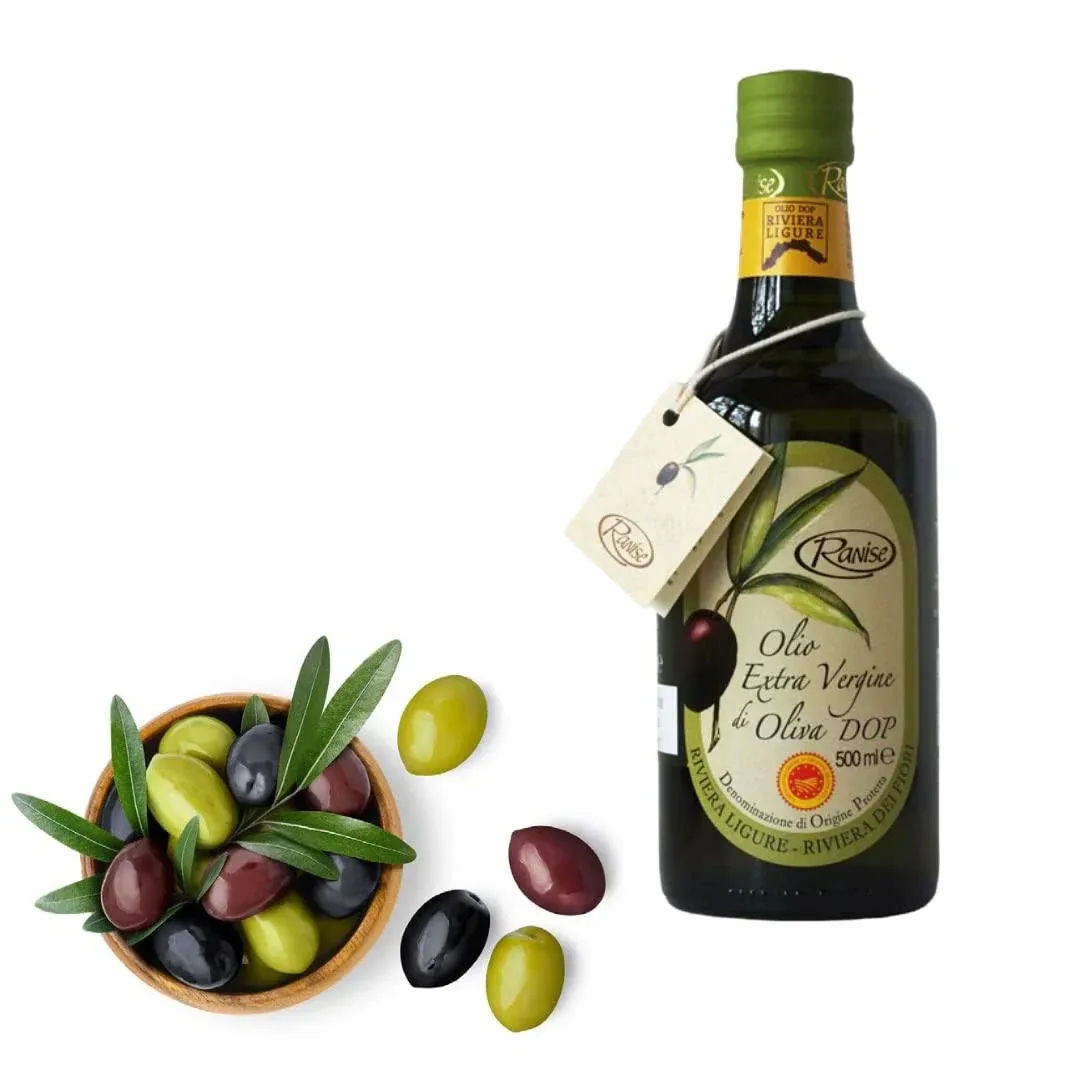 Ligurian Italian Extra Virgin Olive Oil DOP 16.9 fl oz