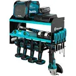 Power Tool Organizer &amp; Storage Wall Mount - Heavy Duty Metal Drill Holder &amp; C...