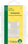 Dritz Flathead Numbered & Directional Pins - 115 Count