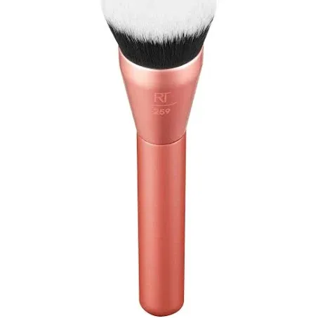 Real Techniques Glow Round Base Makeup Brush, for Liquid & Cream Foundation, 1 Count