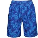 Rokka&Rolla Men's 8" Mesh Lined Swim Trunks - Blue