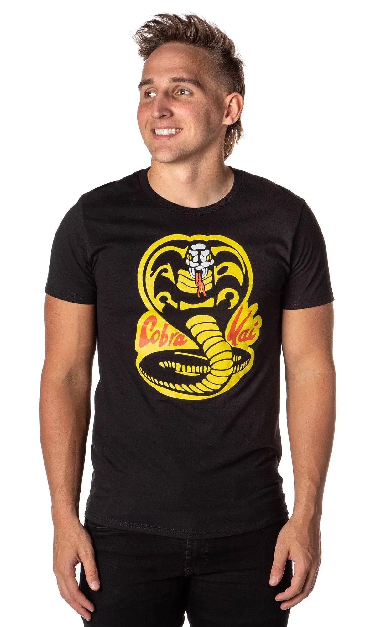 Cobra Kai Men's Adult Licensed Graphic Logo T-Shirt