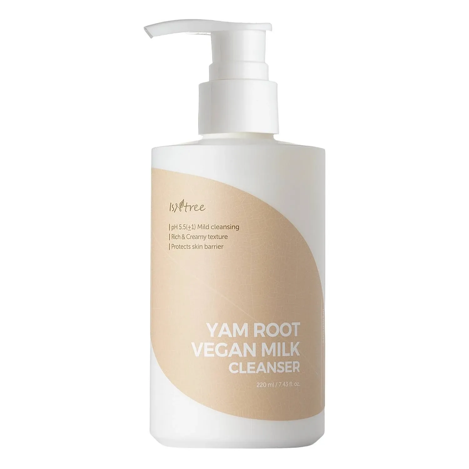 Isntree Yam Root Vegan Milk Cleanser - lait Nettoyant 220 ml