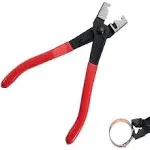 Hose Clamp Plier Auto Repair Tool Clic-R Type Plier for Removal and Installation of Ring-Type or Flat-Band Hose Clamps，Car Water Pipe Locking Pliers (Clic-R Pliers)