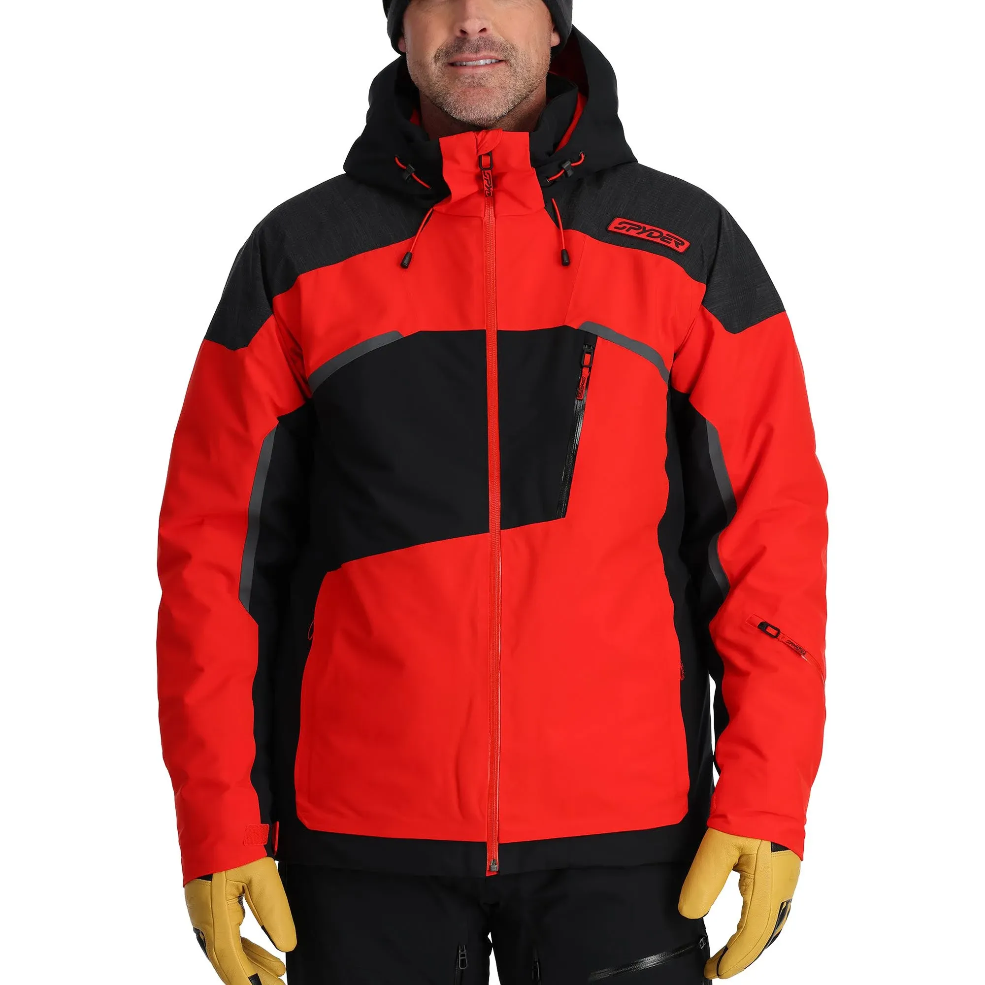 Spyder Leader Jacket - Men's L Volcano