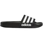 Adidas Adilette Shower Slides - Kids - Core Black / Cloud White - 4