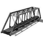 Central Valley 1902 Ho 150' Pratt Truss Bridge Kit