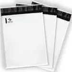 KKBESTPACK 10x13 Poly Mailers Self Sealing Shipping Envelopes CPB68 Waterproof Postal Bags (White,10x13 Pack of 1000)