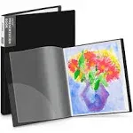 Dunwell 11x14 Binder with Sleeves 24 Pockets Display 48 Pages