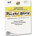 Pacon Super Value Poster Board - White