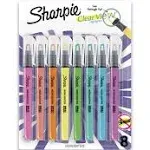 Sharpie 1966798, Clearview Pen-Style Highlighter, Chisel Tip, Assorted Colors, 8/Pack