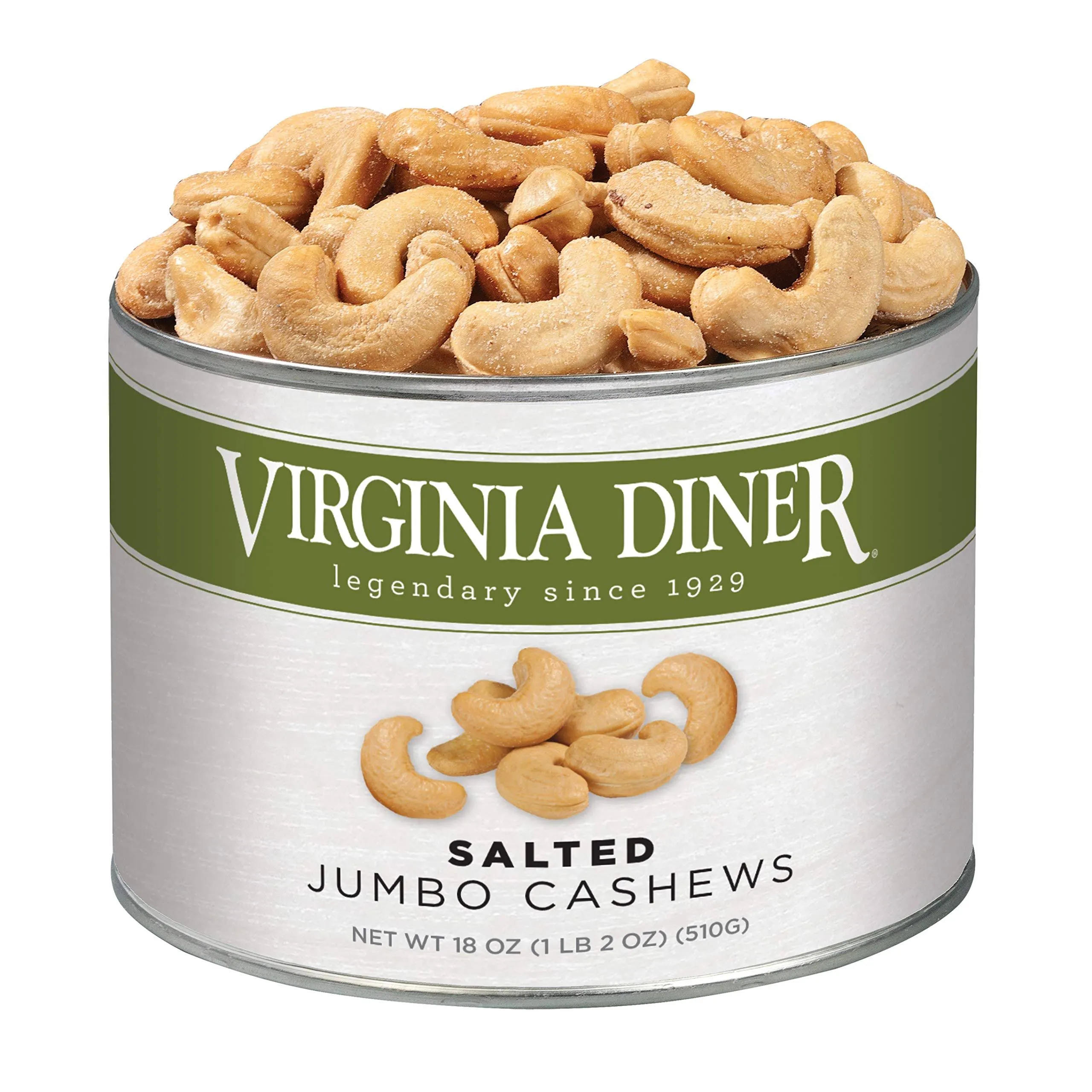 Virginia Diner Salted Jumbo Cashews - 18 oz.