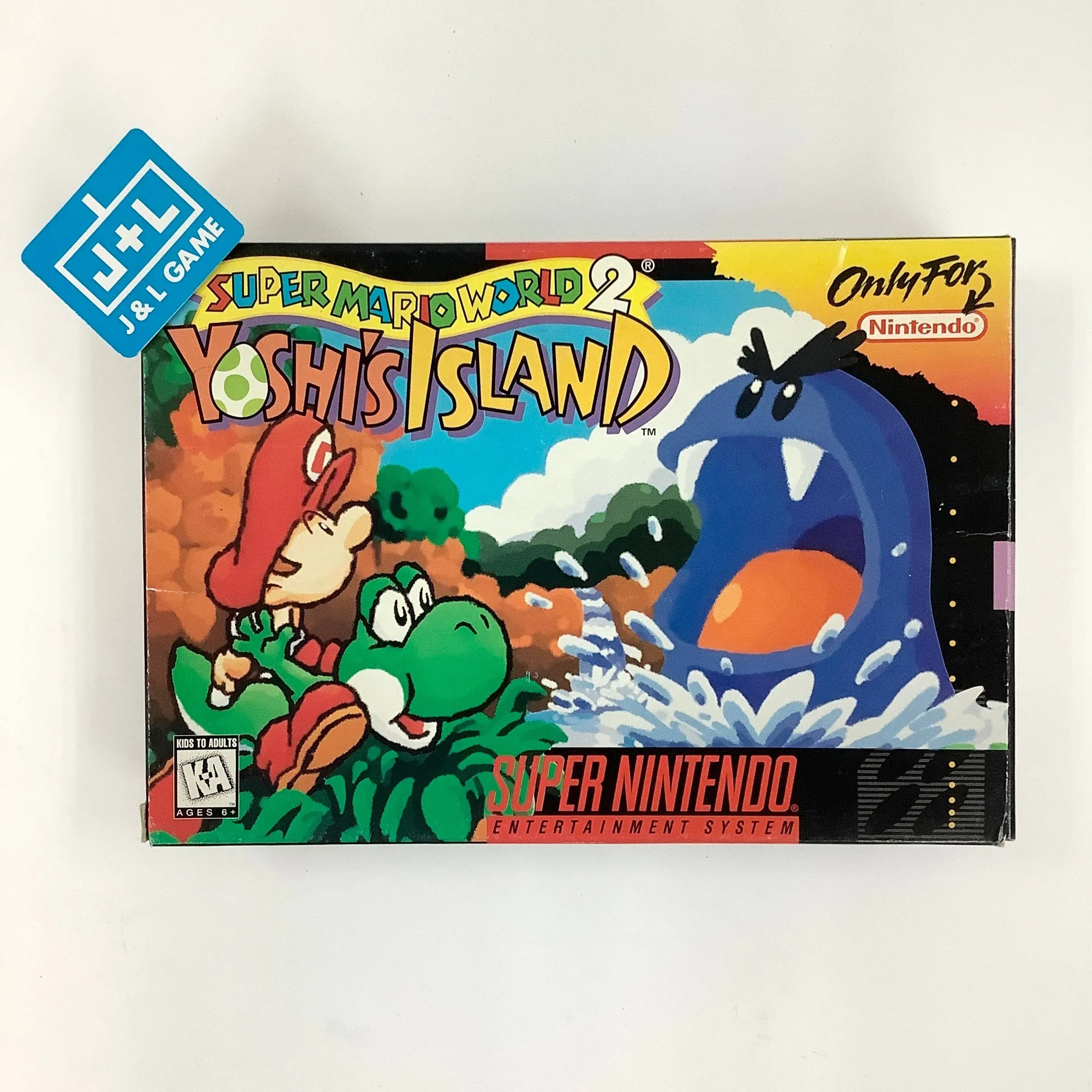 Super Mario World 2 Yoshi's Island SNES Super Nintendo