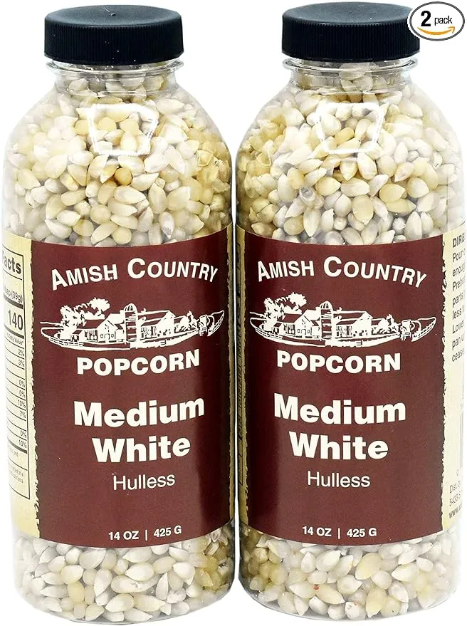 Amish Country Baby White Popcorn Bottle