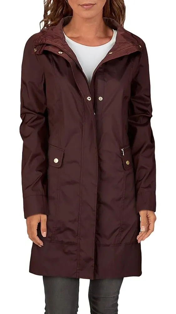 Cole Haan Women's Single Breasted Rain Jacket