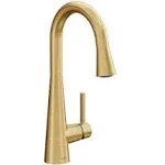 Moen Sleek 7664BG Brushed Gold One-Handle Pulldown Bar Faucet