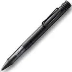 Lamy AL-star - Bolígrafo de aluminio ligero de lujo con clip de metal, tinta negra, repuesto y agarre transparente, bolígrafos para diario, oficina o regalo, gran relleno de calcetines navideños