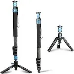 SIRUI P-424FL Multifunction Carbon Fibre Monopod Single Leg Stand s