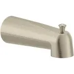 Moen 3853 Eva Replacement 7-Inch Tub Diverter Spout 1/2-Inch Slip Fit Connection, Chrome