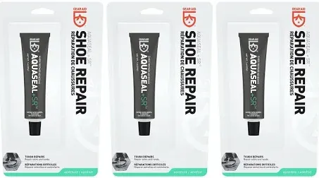 GEAR AID McNett Freesole Shoe & Boot Repair 1oz Clear Rubber Sealant (3-Pack)