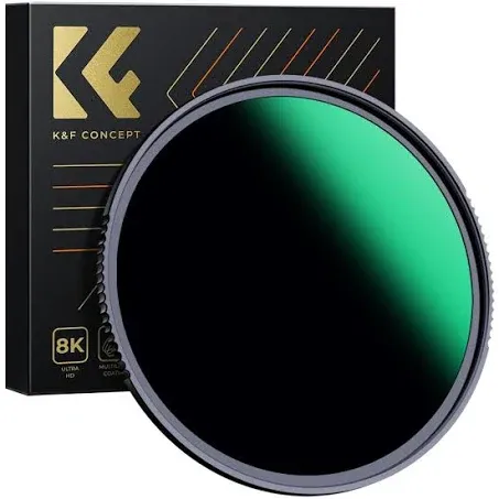 K&F Concept 46mm ND1000 (10-Stop Fixed Neutral Density Filter) ND Lens Filter, 28 Multi-Layer Coatings Waterproof Scratch Resistant Super Slim for Camera Lens (Nano-X Series)