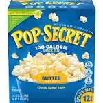 Pop Secret Microwave Popcorn, Butter, 1.2 oz Bags, 12/Box (DFD27182)