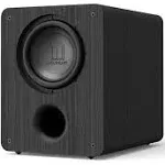 Monoprice Monolith M-10 V2 10in THX Certified Select 500 Watt Powered Subwoofer, Massive Output, Low Distortion, Vented HDF Cabinet