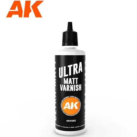 AK Interactive - Ultra Matt Varnish 100ml - AK11252, Transparent