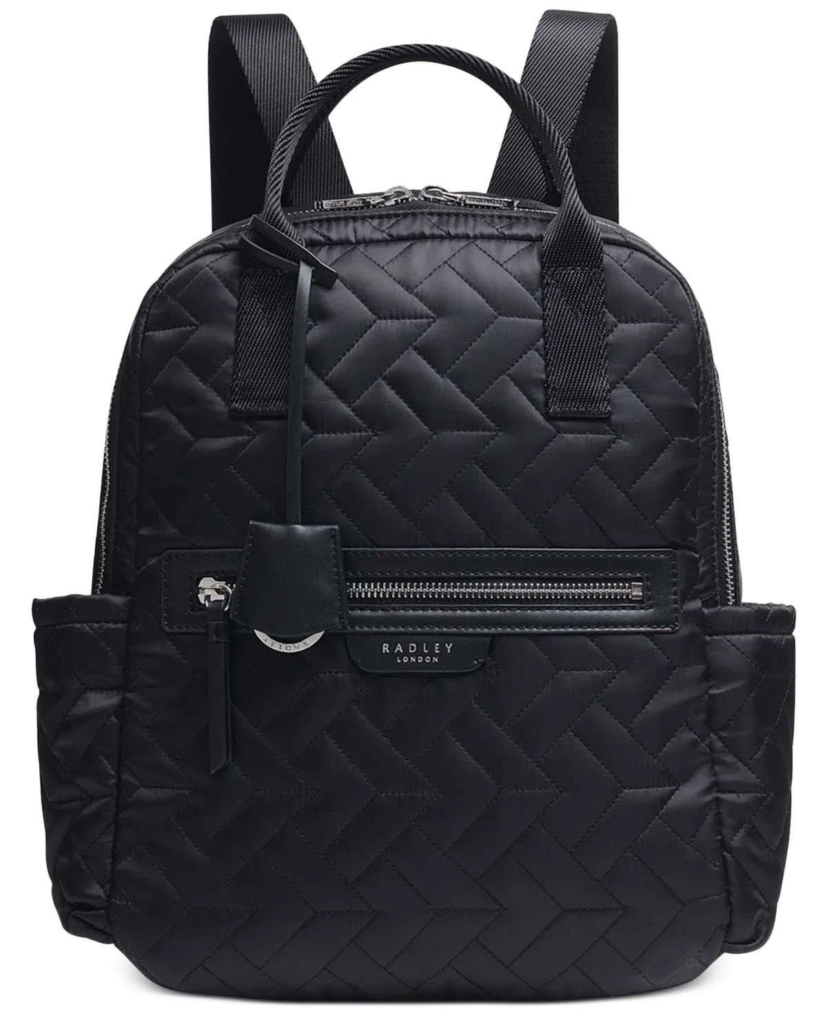 Radley London Women's Finsbury Park - Quilt Medium Ziptop Backpack - Black