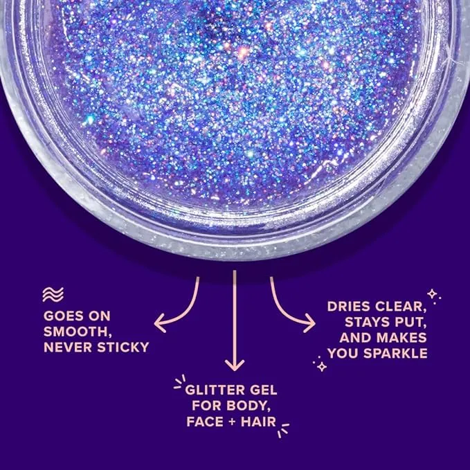 Unicorn Snot Body Glitter Gel (Ultraviolet)