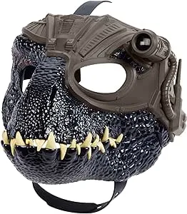 Mattel Indoraptor Role-Play Mask with Tracking Gear, Light & Sound, Jurassic World Toy