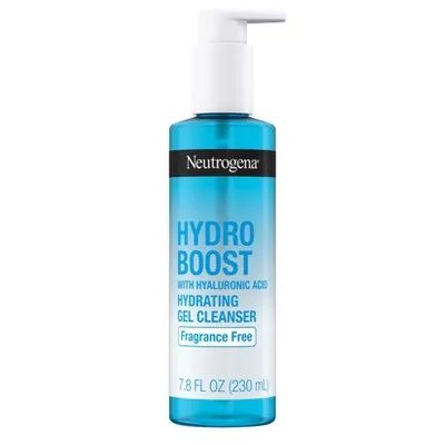 Neutrogena Hydro Boost Gel limpiador facial, limpiador facial suave hidratante y ...