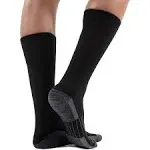 Copper Fit Sport Crew Socks 2 Pack, Small/Medium, Black