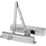 Dynasty Hardware 8500-HO-ALUM Surface Mount Door Closer with Hold Open Arm, Sprayed Aluminum