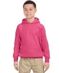 Gildan G185B Youth Heavy Blend 50/50 Hoodie Safety Pink XS