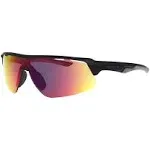 Rawlings Change Up Spotter Youth Baseball Sunglasses, Matte Black/Red Mirror, 64mm