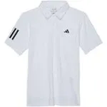 Adidas Club Tennis 3-Stripes Polo Shirt - Youth M White