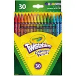 Crayola Cyo687409 Twistables Colored Pencil, Assorted - Pack of 30