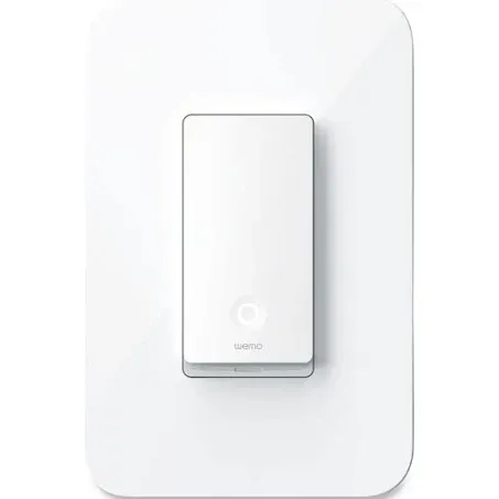 WeMo WIFI Smart Light Switch (WL8040) - White (Certified Refurbished)