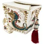 Mary Frances Noble Dragon Beaded Crossbody Handbag