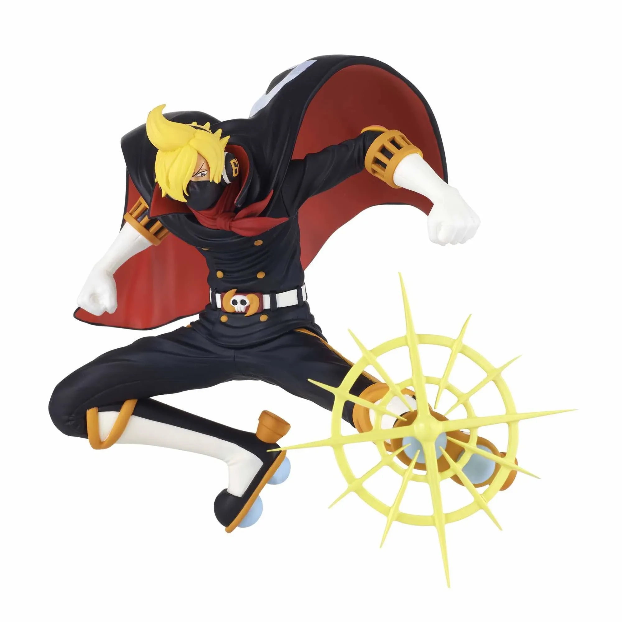 Banpresto - Estatua de máscara de Sanji Osoba de la colección de discos de batalla de una pieza