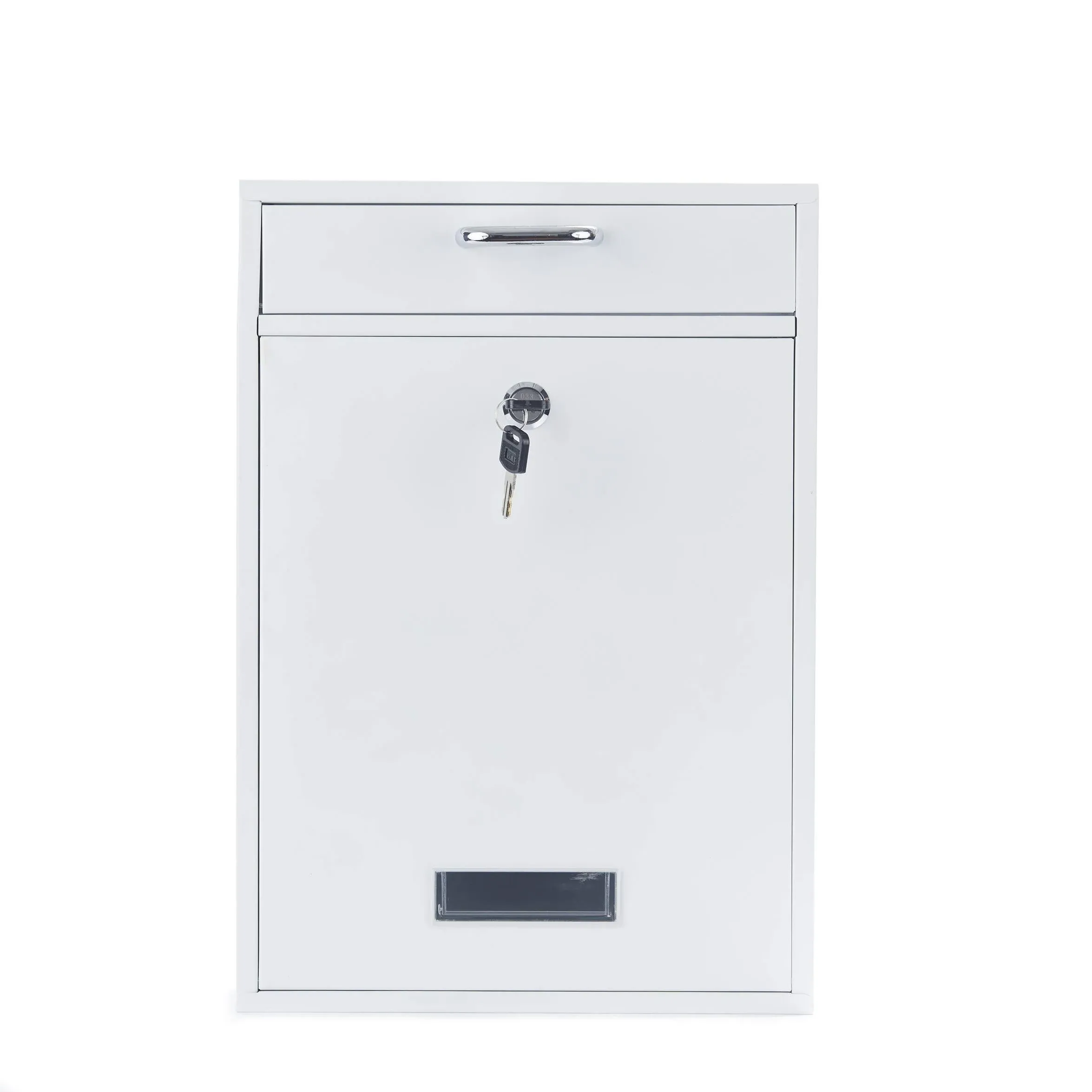 Wall Mounted Locking Vertical Dropbox Mailbox - Safe and Secure Large | Made ...