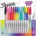 Sanford Glam Pop Permanent Markers-Fine Marker Point-Assorted-5/Pack