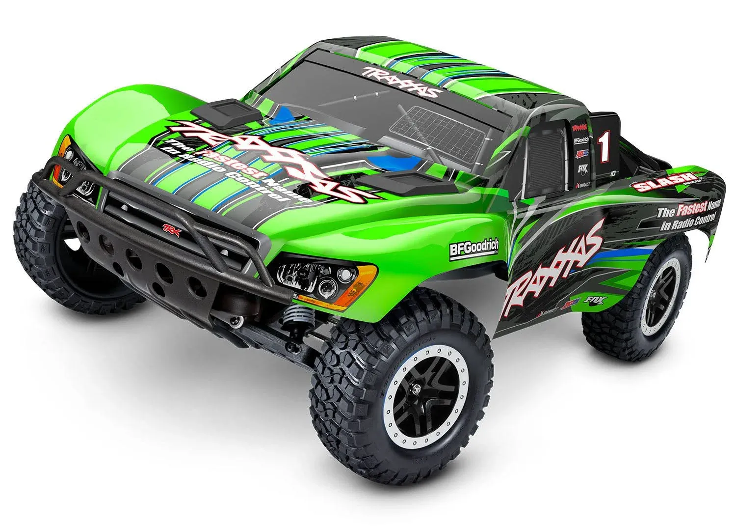 Traxxas 58134-4-GRN - Slash BL-2S 1/10 2WD Short Course Truck RTR, Green